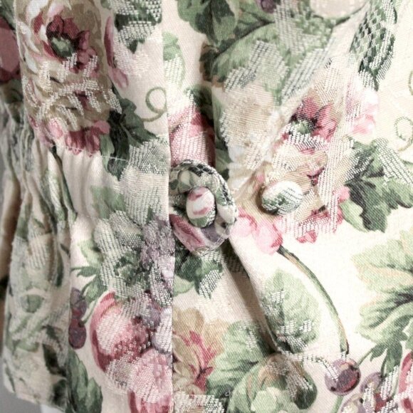 Vintage 90s Northern Traditions Floral Vest  Size M Unisex - Picture 5 of 12